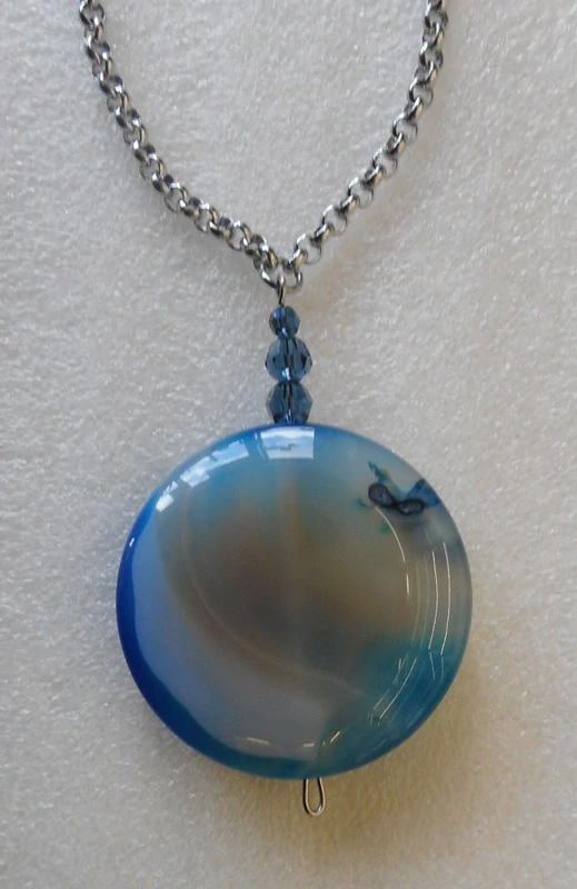 Horová Růžena: Náhrdelník dlouhý - achát