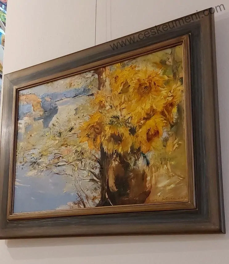 Řeřicha Jan: Slunečnice nad Vltavou 