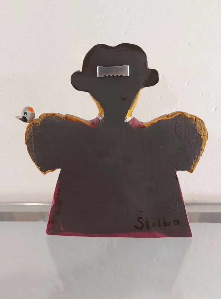 Štolba Tomáš: Andělíček reliéfní - růžové šatičky