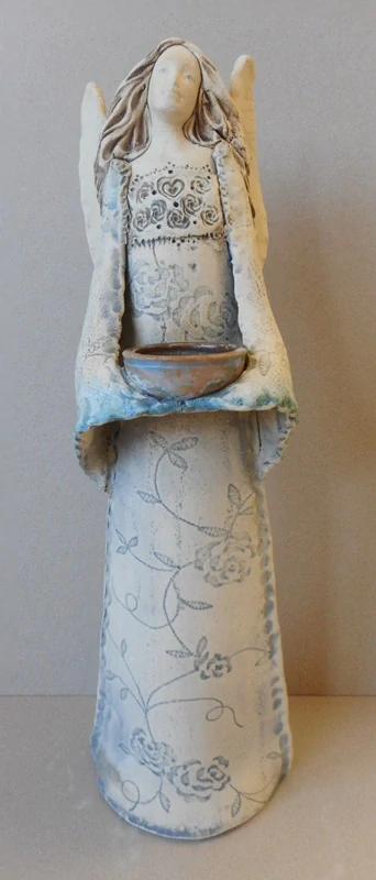 Pikartová Eva: Anděl (svícen) - střední 