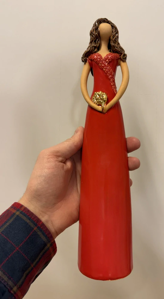 Dudychová Alena: Dívka v červených šatech