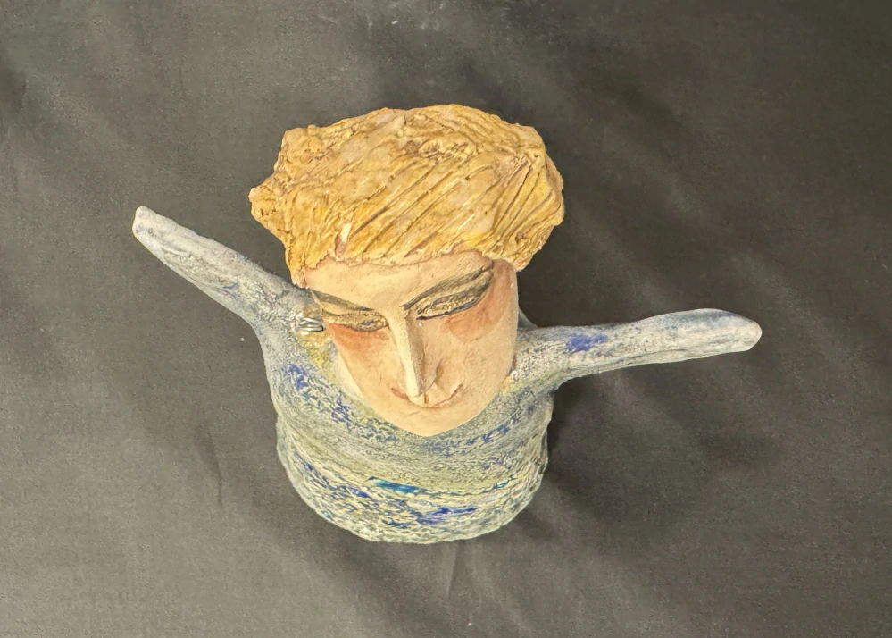 Jirušová Jana: Zvonek - Anděl s krajkovými obláčky 