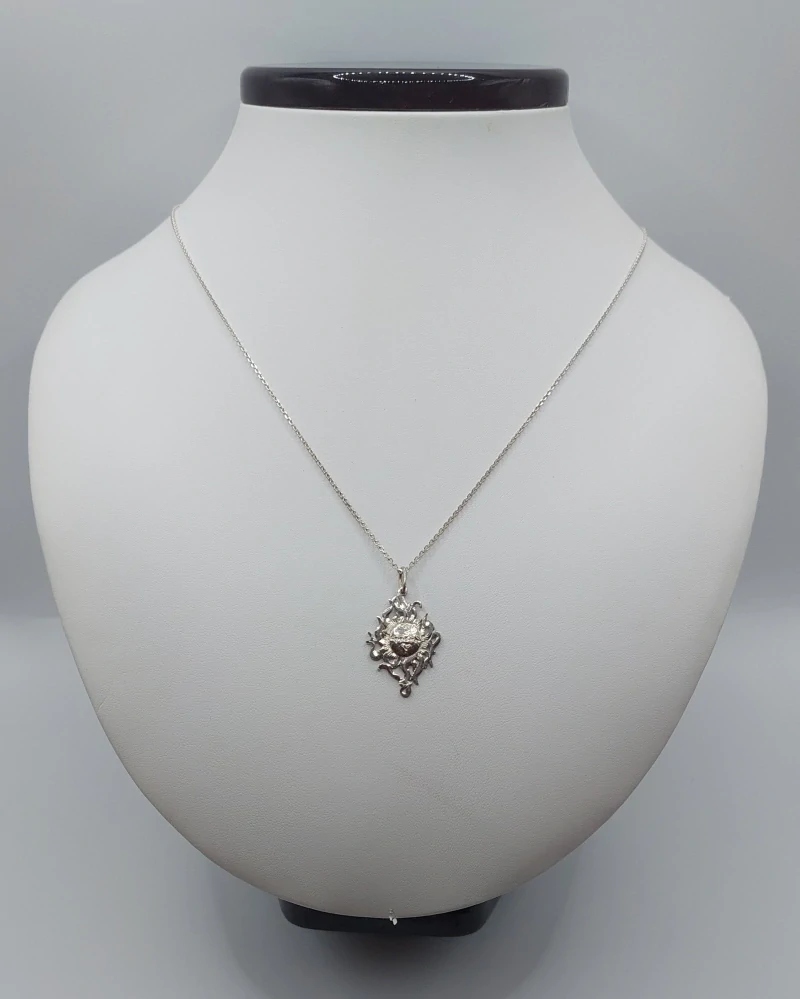 Ebermannová Hana: Náhrdelník (Závěs s řetízkem) - Slunce