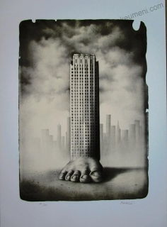 Jelen Oldřich: Noha (Mrakodrap) 