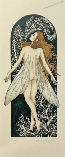 Jelenová Františka: Víla stojící zezadu