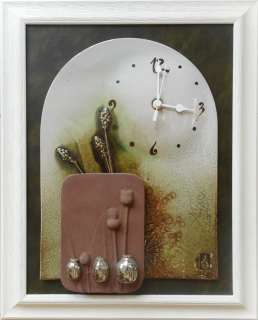 Špaček Petr: Nástěnné hodiny II. v rámu