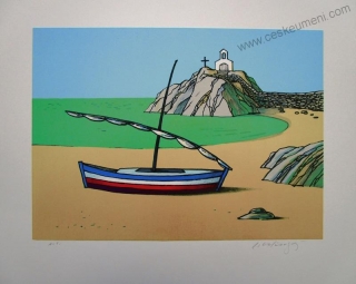 Velčovský Josef: Starý přístav v Banyoles