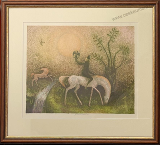 Oberthor Karel: Ráno na lovu