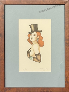 Jelenová Veronika: Burleska zrzka s kloboukem