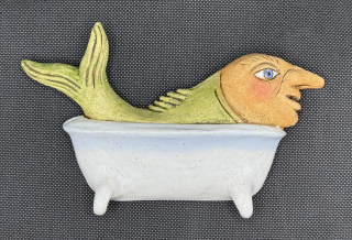 Čermáková Hana: Ryba ve vaně (na stěnu)