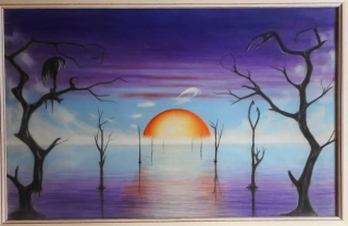 Kurovský Miloš: Genesis - fialová