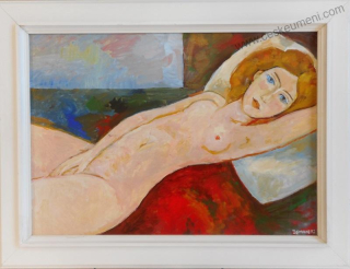 Zeman Václav: Ležící akt I.