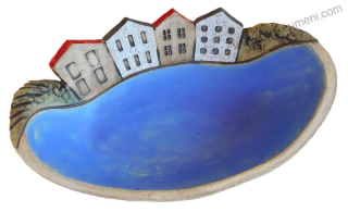 Trbušková Štěpánka: Mísa - domky