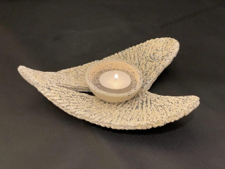 Trbušková Štěpánka: Svícen - Andělská křídla