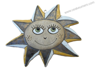 Baláž Roman: Sluníčko - závěsný kachel