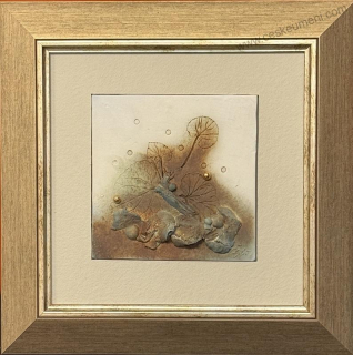 Čejková Darja: Reliéf "Podzimní nálada"