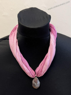 Ammerová Bohumila: Šátkový náhrdelník - Achát