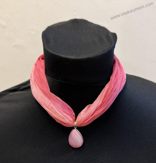 Ammerová Bohumila: Šátkový náhrdelník - Achát