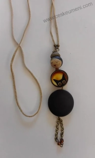 Halířová Dita: Panenka IV. - náhrdelník - přívěšek