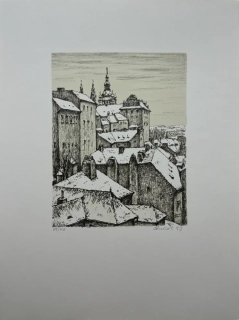 Luňák Hynek: Praha - Hradčany z Úvozu