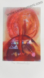 Benešová Daniela: Večerní krajina