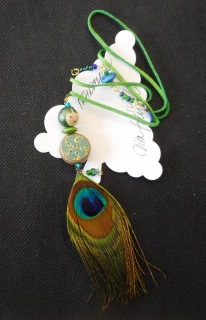 Halířová Dita: Náhrdelník paví panenka 