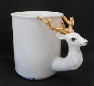 GOLDFINGER porcelán: Hrnek - Jelen