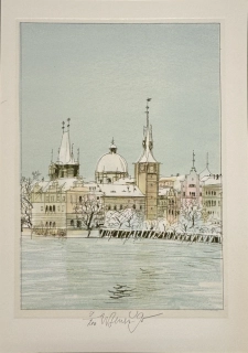 Beneš Karel: Praha - Nábřeží