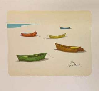 Velčovský Josef: Loďky v odlivu