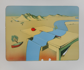 Velčovský Josef: Krajina s neposednou řekou