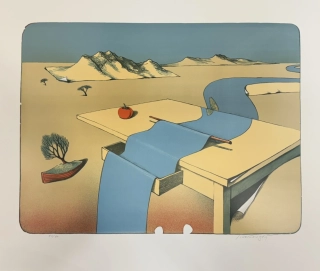 Velčovský Josef: Krajina s neposednou řekou