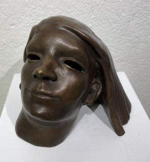 Otto Gutfreund: Dívčí hlava s rozevlátými vlasy