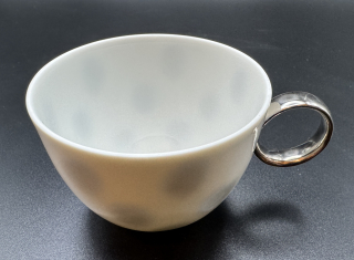 Linhartová Radka: Šálek piccolo modré puntíky