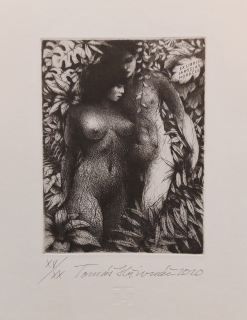 Hřivnáč Tomáš: V ráji (Exlibris)