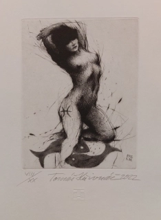 Hřivnáč Tomáš: Ryby (Exlibris)