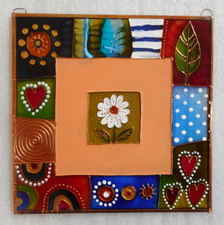 Škrancová Ivana: Zahrada za okny domova IV.- vitráž