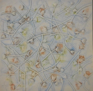 Kout Milan: Kachel jednovrstvý s květinovým vzorem