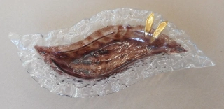 Kaufman Robert: TERRA - skleněná miska s krajkou "S"