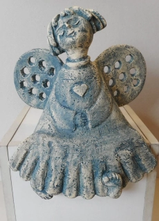 Bambasovi Ivana a Jan: Anděl sedící 