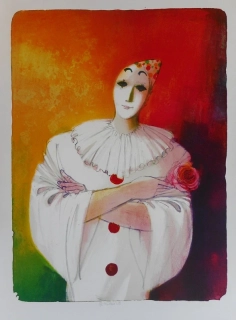 Beneš Karel: Pierot s růží