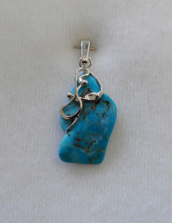 Kurfiřtová Štěpánka: Přívěšek - tyrkys