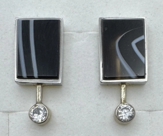 Votipka Karel: Náušnice - Onyx