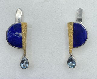 Votipka Karel: Náušnice - Lapis lazuli