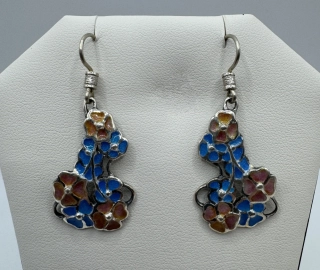 Mašková Zuzana: Náušnice - Kytičky