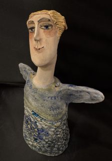 Jirušová Jana: Zvonek - Anděl s krajkovými obláčky 