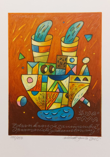 Halva Michal: Grafika větší - Malé moře, velká loď