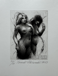 Hřivnáč Tomáš: Sestry (Exlibris)