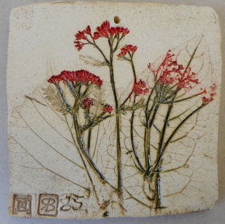 Baláž Roman: Kachel malý - rostlinný motiv VI.