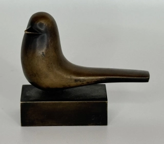 Janeček Ota: Ptáček (bronzový)