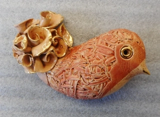 Dudycha Jiří: Ptáček závěsný cihlové barvy II.